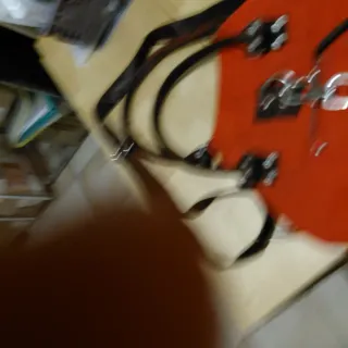 Borsa Rossa con Manici e Tracolla