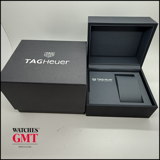 CAJA TAG HEUER NUEVA GRIS OSCURO + CAJA EXTERIOR