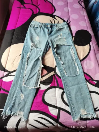 2 Paia di pantaloni di jeans da ragazza/donna