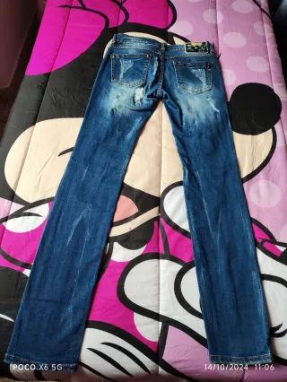 2 Paia di pantaloni di jeans da ragazza/donna