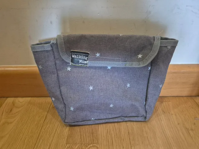 Walking Mum Bolso Paseo Estrellas blancas/Gris