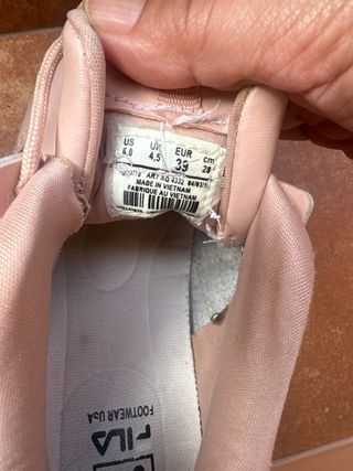 Zapatillas Fila rosas mujer