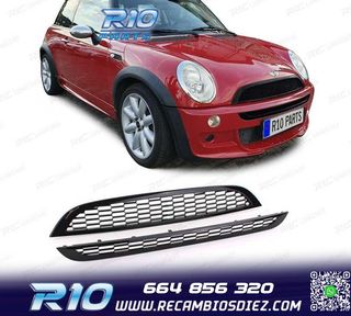 PARRILLA MINI COOPER S 01-06 NEGRO BRILLO