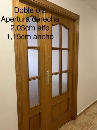 Puertas madera maciza de roble 
