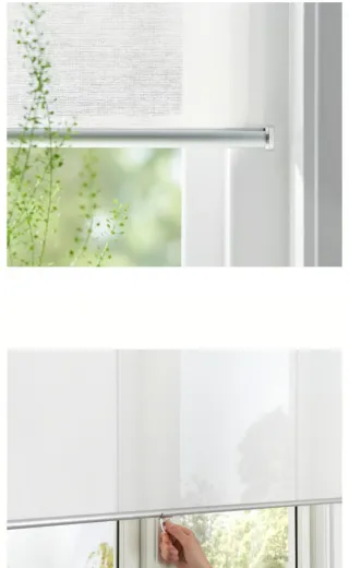 Estor enrollable blanco skogsklover 100*195