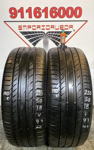 235 50 18 V CONTINENTAL RUEDA AL 90% VIDA UTIL