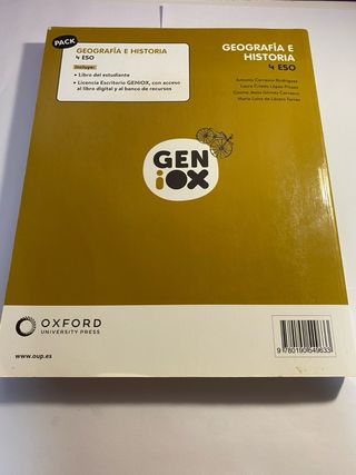 Geografía e Historia 4º ESO. Libro del estudian...