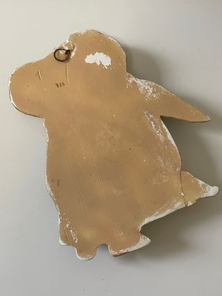 Figura Escayola Vintage Niño y angelito Abrazados