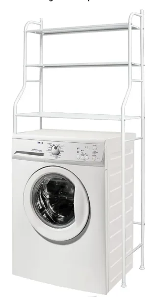 Estantería para lavadora/baño metálica