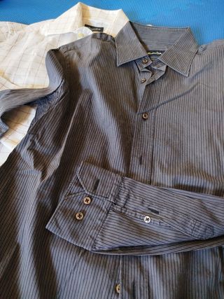 2 Camisas Hombre Manga Larga Massimo Dutti