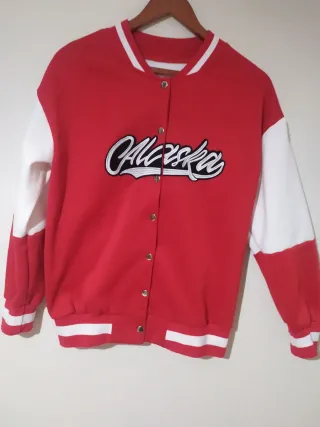 Chaqueta Beisbol Roja y Blanca
