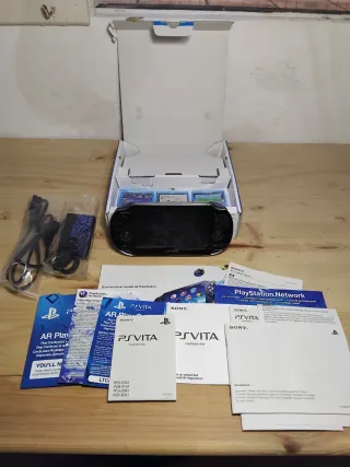 PS Vita Sony Completa Negra