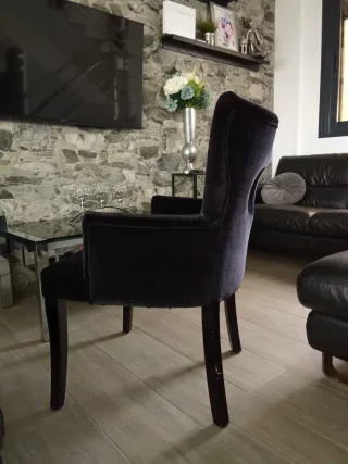 Butaca terciopelo de diseño