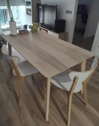 Mesa comedor madera 140x78cm