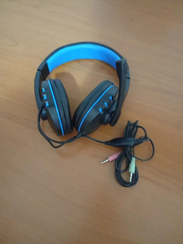 Cuffie Bluetooth Wireless Nere e Blu