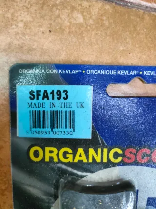 Pastillas Freno EBC SFA193 Scooter Orgánicas