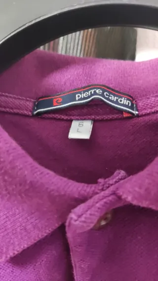 Polo Pierre Cardin Morado