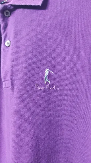 Polo Pierre Cardin Morado