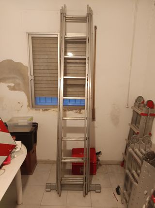 Escalera extensible aluminio