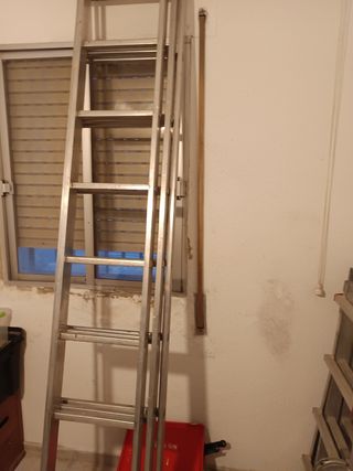 Escalera extensible aluminio