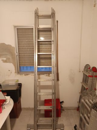 Escalera extensible aluminio