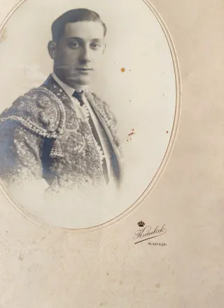 Foto antigua torero M. Granero por 
Kaulak 1920