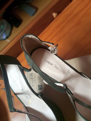 Zapatos de fiesta verdes para mujer