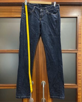 Pantalón Vaquero Mango Mujer Azul