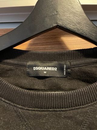 Felpa nera Dsquared2 Icon