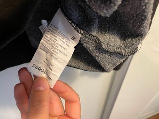 Felpa nera Dsquared2 Icon