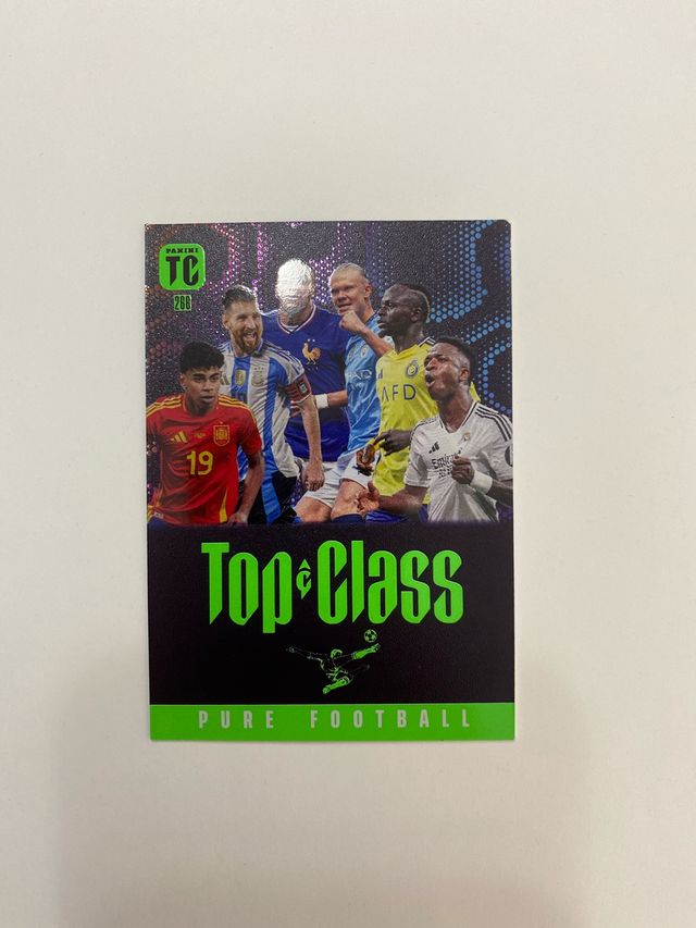 Cromo Panini Top Class Fútbol