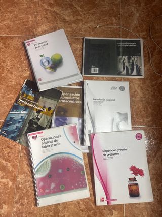 libros grado medio técnico en farmacia