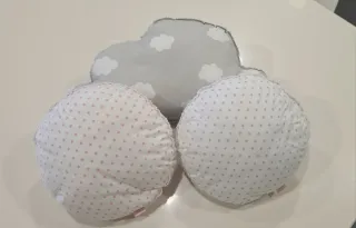 3 Almofadas Bebé Nuvem e Estrelas
