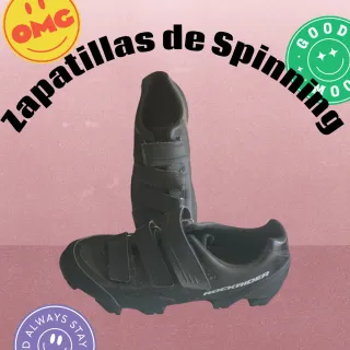 Zapatillas Spinning Negras, poco uso