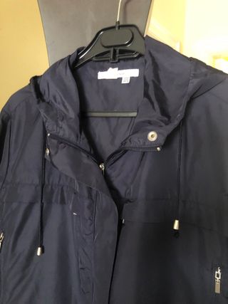 Parka Zara Azul Marino Talla XL
