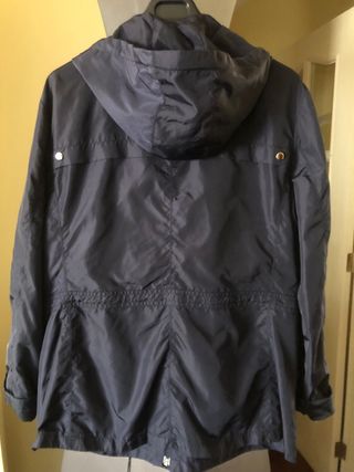 Parka Zara Azul Marino Talla XL
