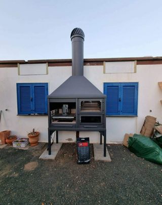 Barbacoa con horno y parrilla MMB-3