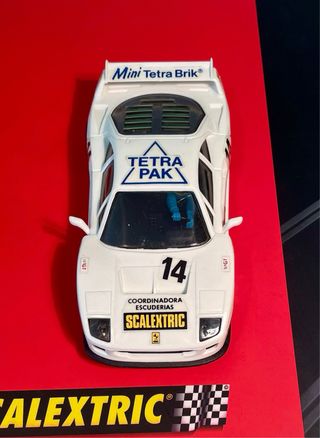 Scalextric Ferrari F-40 Mini Tetra Pak