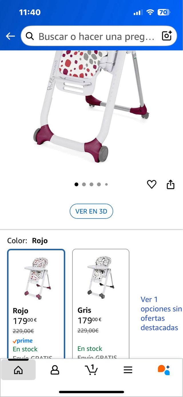 Trona Chicco Polly como nueva