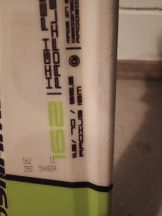 Sci discesa Dynamic 162 cm con attacchi