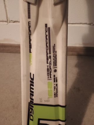 Sci discesa Dynamic 162 cm con attacchi