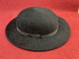 ANTIGUO SOMBRERO COPINO DE TEJA PARA SACERDOTE / C