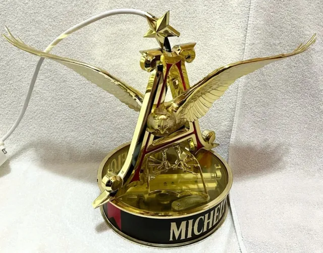 Lámpara Vintage Michelob Águila Dorada