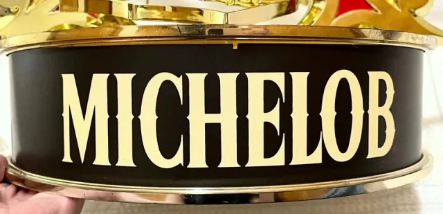 Lámpara Vintage Michelob Águila Dorada