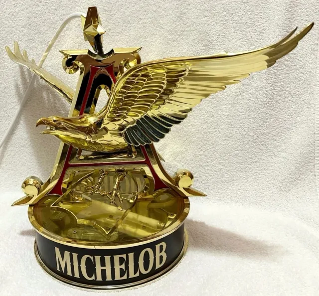 Lámpara Vintage Michelob Águila Dorada