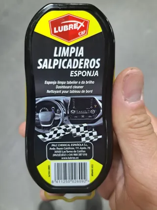 Limpia Salpicaderos Esponja Lubrex Car