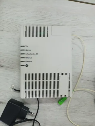 Router Voz Alarma Ethernet Conexión