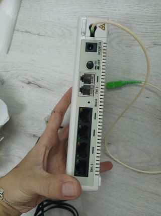 Router Voz Alarma Ethernet Conexión