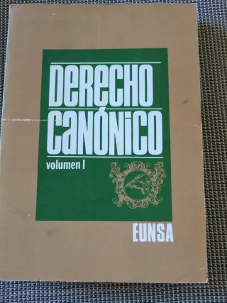 Derecho canónico I
