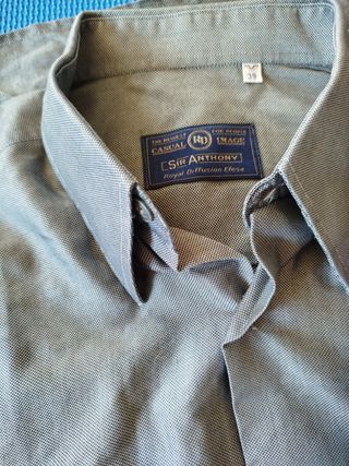 2 Camisas Hombre Manga Larga Talla L